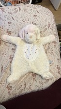 Douglas Baby Pink White Puppy Lovey Blanket Plush Dog in Stars No tags