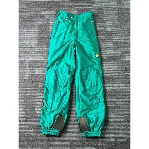 Vintage Descente 2 Piece Ski Suit Mens Jacket M Pants 30 Teal Colorblock 80s 90s image 15