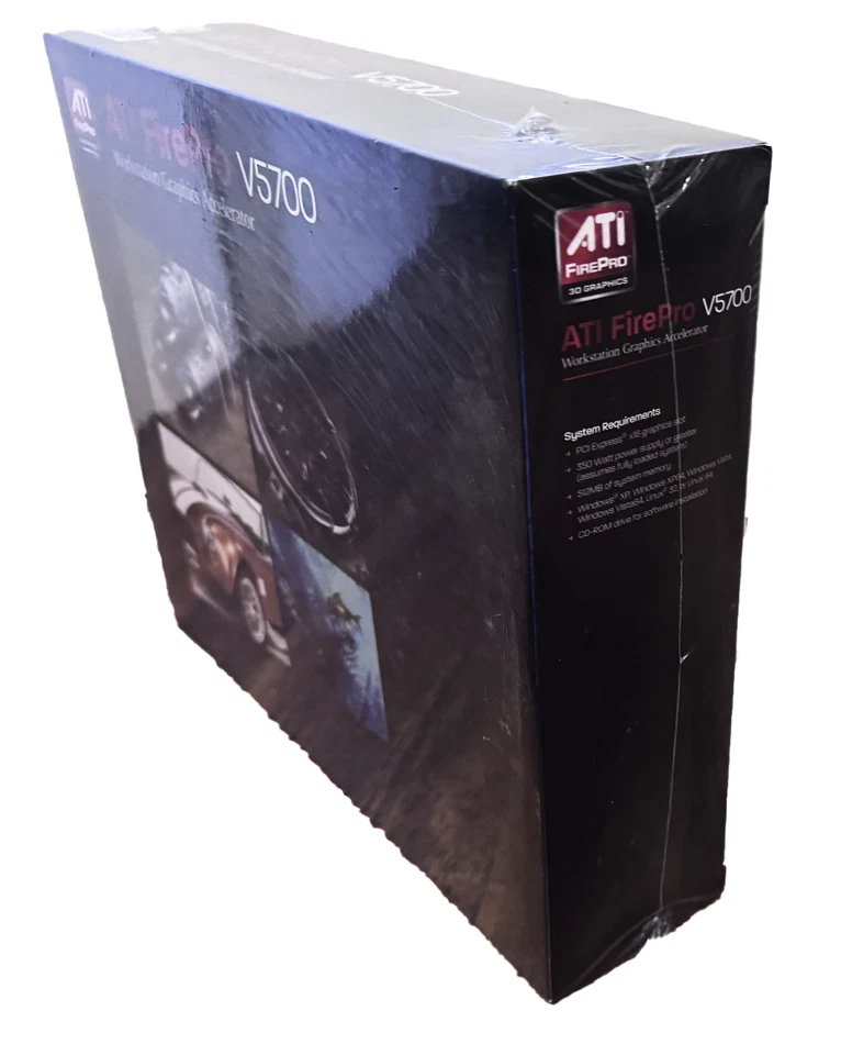AMD/ATI FirePro V5700 PCIe 512MB Workstation Graphics Accelerator Card (Sealed) - Image 3 of 4