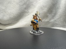 Image of WizKids Dungeons and Dragons Female Dwarf Barbarian Painted Miniature Figure DND