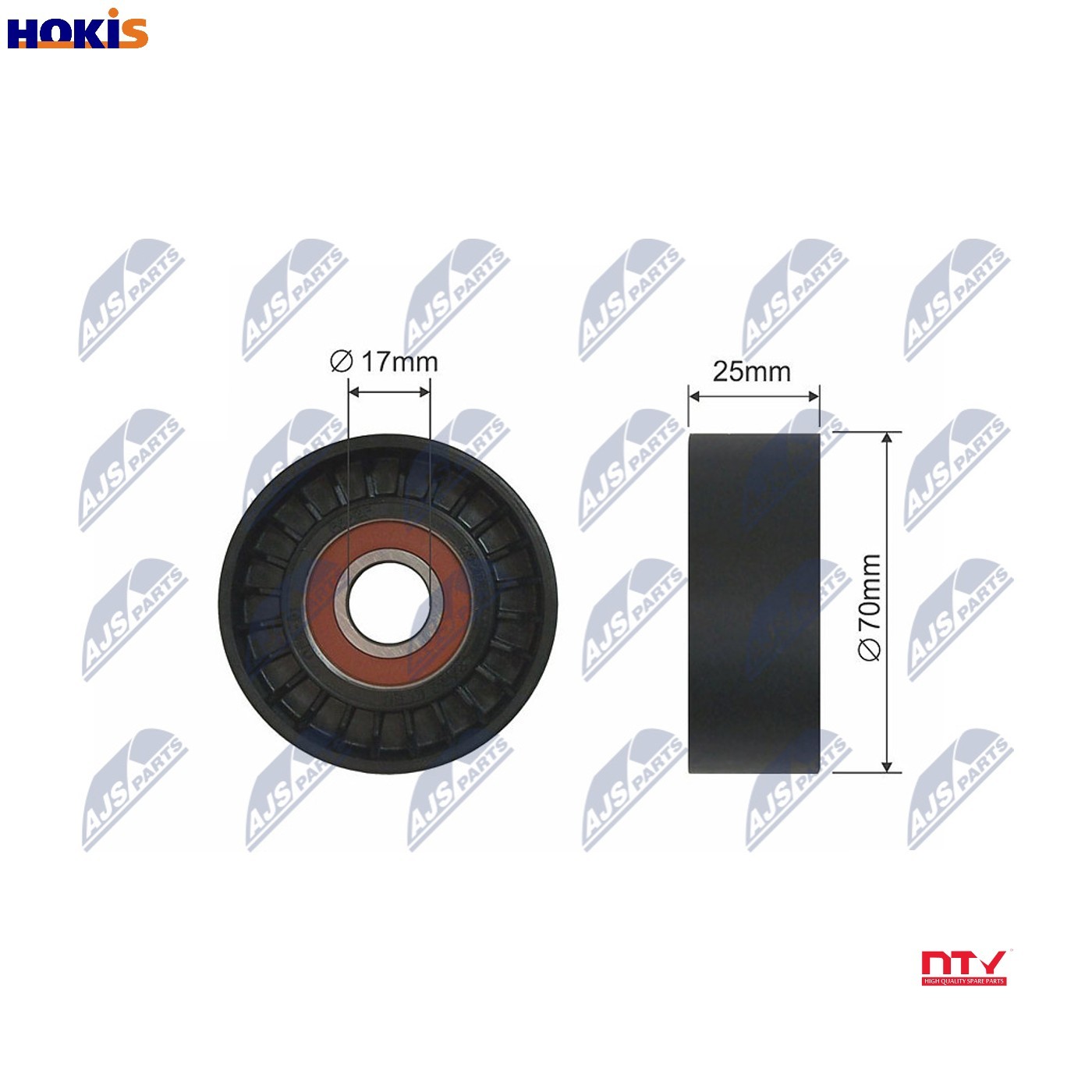 Nty Pulley Idler V-Belt For Citroen Evasion,Xantia,Xsara,Fiat Ulysse - Image 5