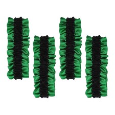 Armband Garter, 4pcs Anti-Slip Sleeve Garter Men Shirt Sleeve, Black on Green