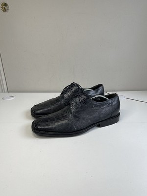 David Eden Mens Genuine Crocodile/ Lizard Dark Blue Dress Shoe Size 14 s-l400.jpg main image 3