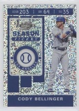 2020 Panini Chronicles Contenders Optic White Sparkle Prizm Cody Bellinger 2b2