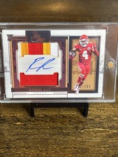 2023 Panini One Rashee Rice RPA Rookie Dual 3 Color Patch Auto RC /199 Chiefs