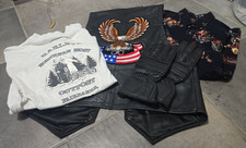 Motorcycle LOT Harley Davidson T Shirt Fairbanks Alaska Farthest Outpost Gray XL