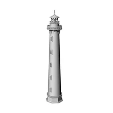 MRY-SFW LYT003S 1:87 Miniature Military Lighthouse Luminous Version