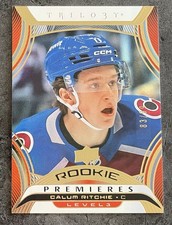 2024-25 UD Calum Ritchie TRILOGY PREMIERES  Level 3 Rookie #’d /99! T-21 Avs/NYI