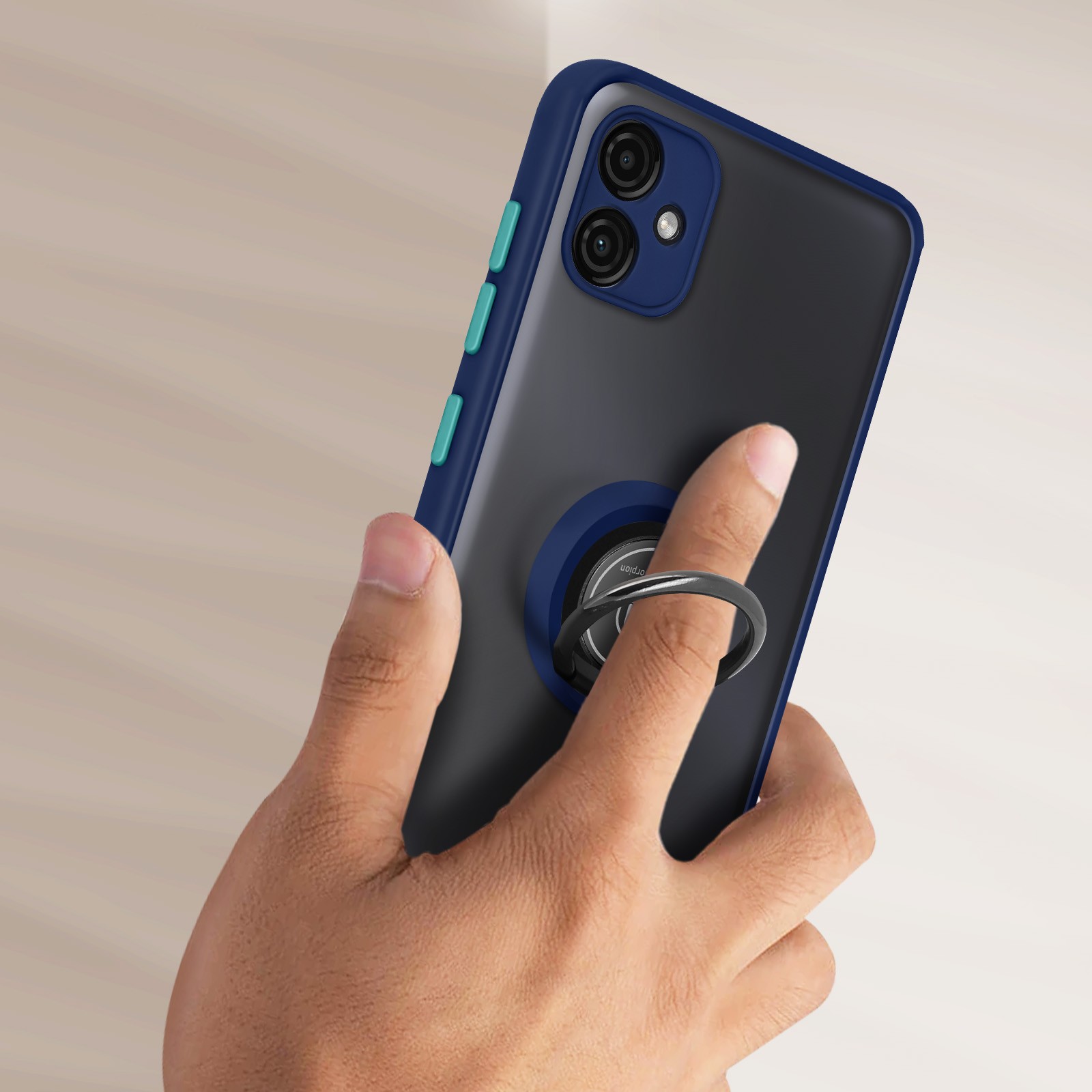 Coque Galaxy A04e antichoc avec bague pour support voiture