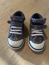 See Kai Run Peyton Black Leopard Size 9