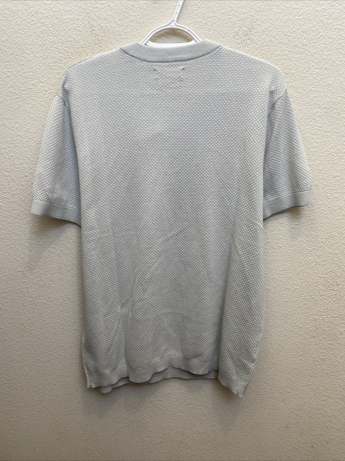 NEW Porter & Ash Men's Large Gray Fine Cotton Refined Structure T-Shirt NWT