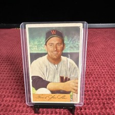 Bowman Frank Shea #104 Washington Senators 1954 Baseball MLB Card