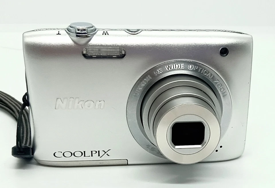 (EXC+++++) Nikon Coolpix S2900 Silver 20.1MP 5x Zoom Compact DigitalCamera Japan - Image 3 of 4