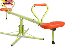 Kids Seesaw 360 Degree Rotation Safe Swivel Teeter Totter Outdoor Indoor Home
