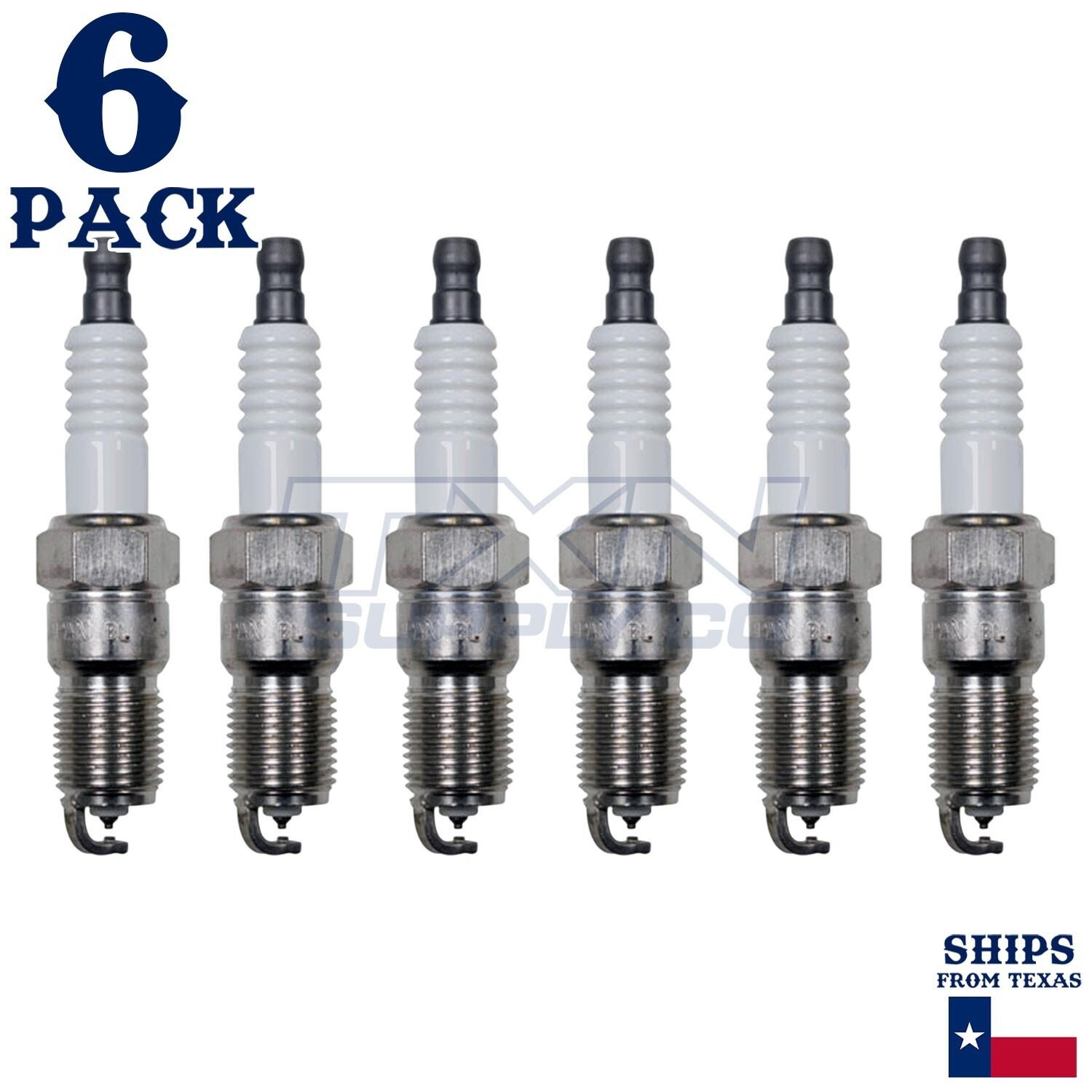 6 Pack Denso 4511 Platinum TT Spark Plugs PT16TT