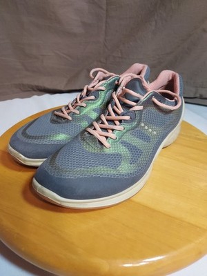 Ecco  Biom Natural Motion  Gray / Green Athletic Running Shoes Womens Size 6