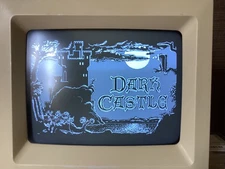 Vintage Macintosh Mac Program Game DARK CASTLE 800K Disk 512k, Plus, SE, Classic