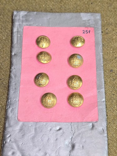 WWII British Reconnaissance Corps Uniform Buttons Set of 8