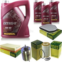 Mann Inspektionspaket 8L Mannol Extreme 5W-40 FüR Mercedes-Benz E-Klasse