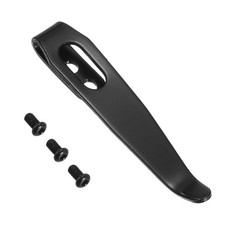 Deep Carry Pocket Clip 1.73"(44mm) Knife Pocket Back Clip with Screws Black