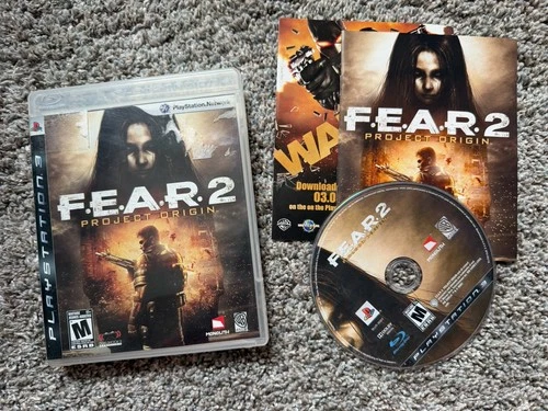 FEAR 2: Project Origin (Sony PlayStation 3, 2009) PS3  Complete FREE SHIPPING