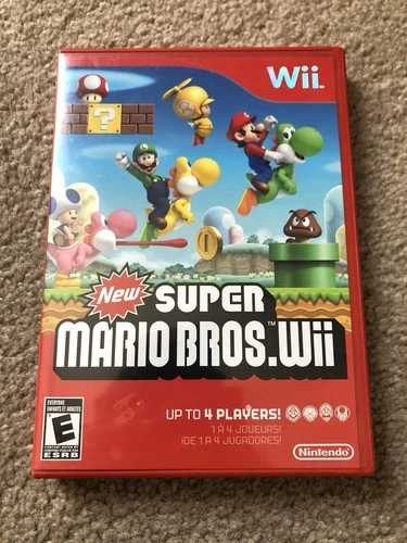 CIB Nintendo Wii Game - NEW Super Mario Bros.