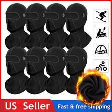 1-8Pcs Balaclava Ski Mask - Cold Weather Face Mask for Men Women Snow Gear Lot