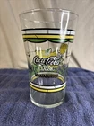 VTG Coca Cola Yellow Rose Stain Glass Whataburger Style 5.5" EUC