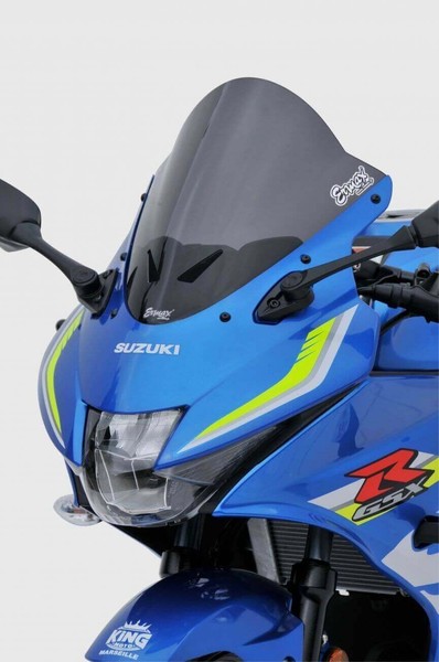 Suzuki 125 Gsxr -17/26 Windschutzscheibe Aeromax Ermax Schwarz Klar-0704Y81-image
