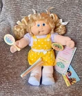 Cabbage Patch Kids Cornsilk Doll Fresh From Box Uncommon Dress Blonde Cutie