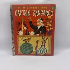 Captain Kangaroo A Little Golden Book #261  Rare Vintage 3rd Edition 1956