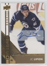 2016-17 Upper Deck Overtime Rookies Gold Foil Auto JC Lipon #111 Auto 8hk