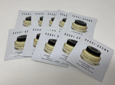 Lot 10 x Bobbi Brown Vitamin Enriched Face Base Primer Sample 0.05oz / 1.5ml ea