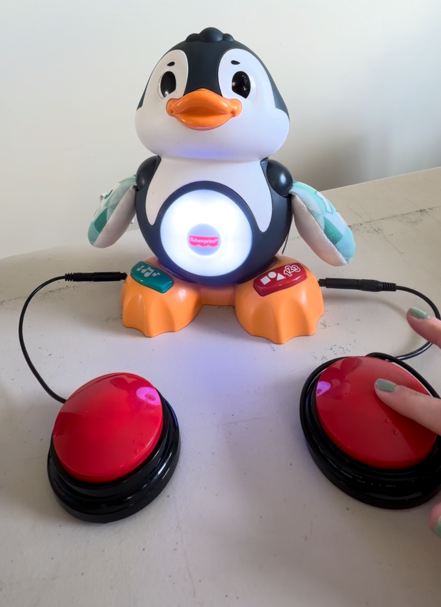 Switch Adapted- Fisher-Price Linkimals Cool Beats Penguin- SLP