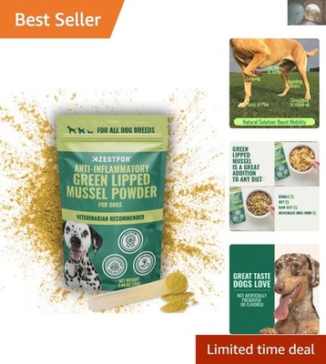 Veterinarian Recommended Green Lipped Mussel Powder for Dog Mobility & Health