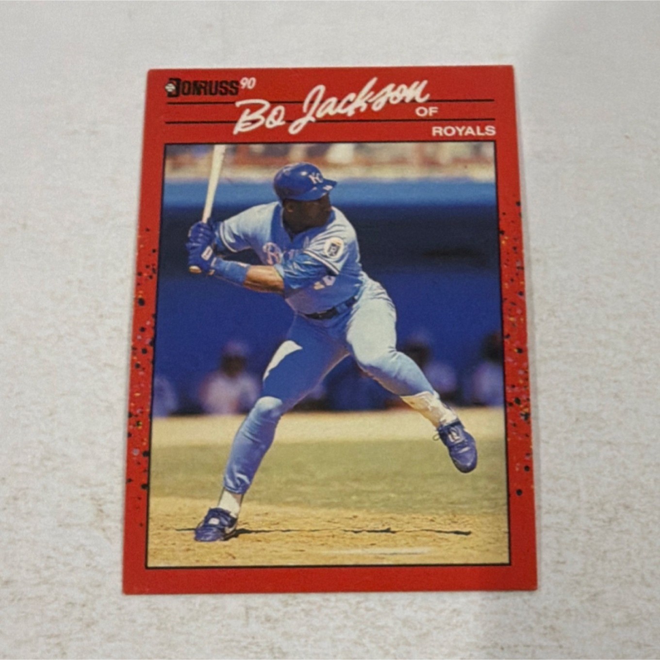 Donruss 1990 Bo Jackson #61 Kansas City Royals Baseball Trading Card