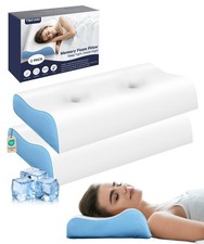 Cervical Pillow for Neck Pain Relief - Contour Pillow Memory Foam Pillows for...
