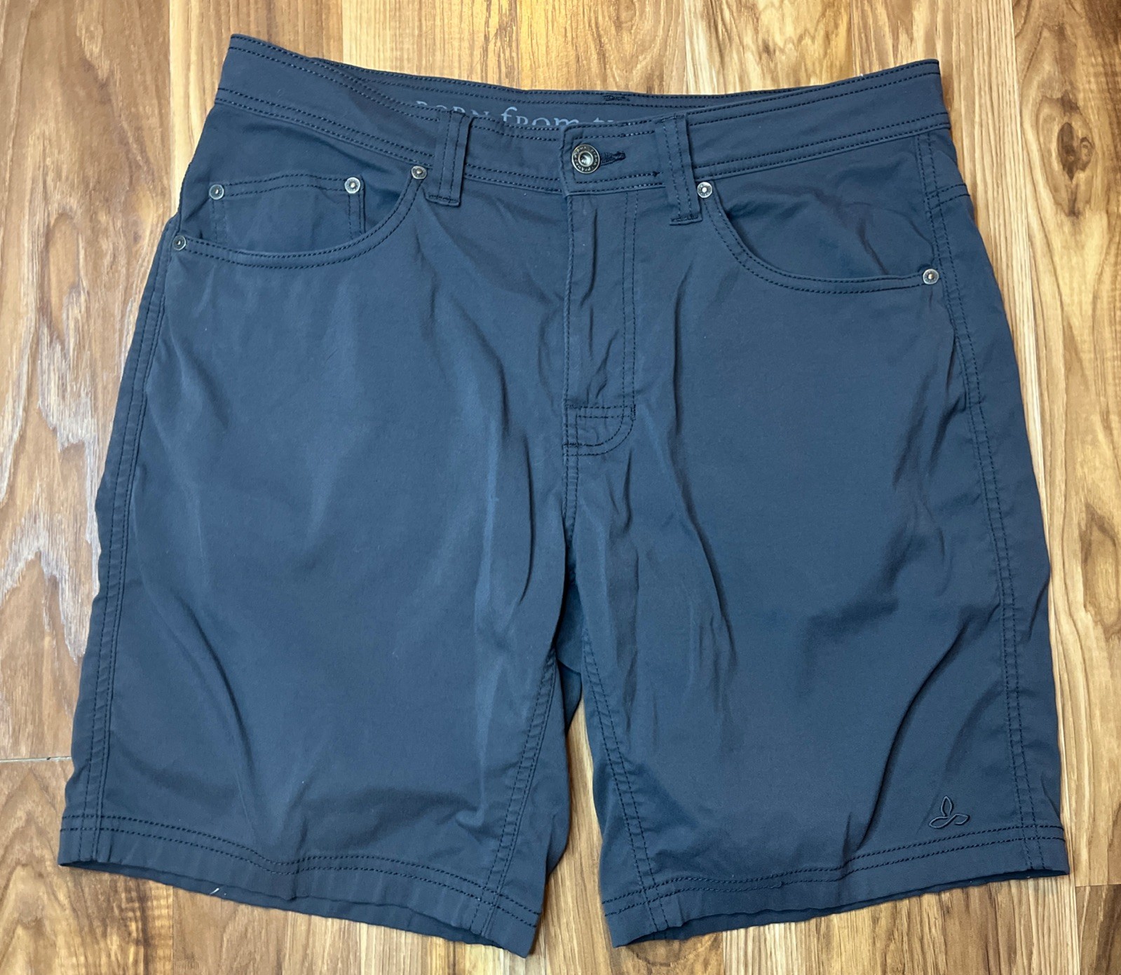 PRANA Brion Shorts Men’s 32 Dark Gray 9