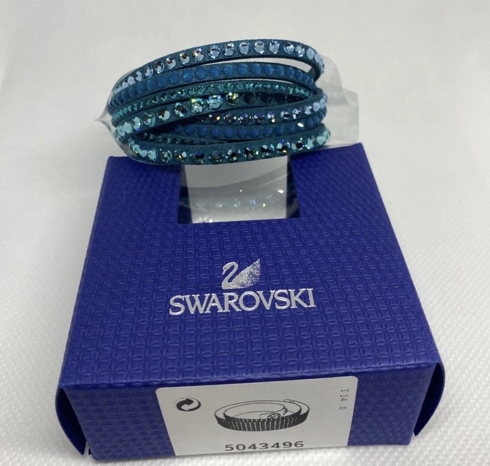 🎄🎅🎁🎄Autêntica pulseira Swarovski Slake Wrap (gargantilha). Novo na caixa. APOSENTADO.  - Imagem 2 de 4