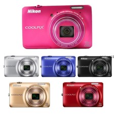 Nikon COOLPIX S6300 16MP Digital Camera 10x Zoom NIKKOR Glass Lens 85 NEW