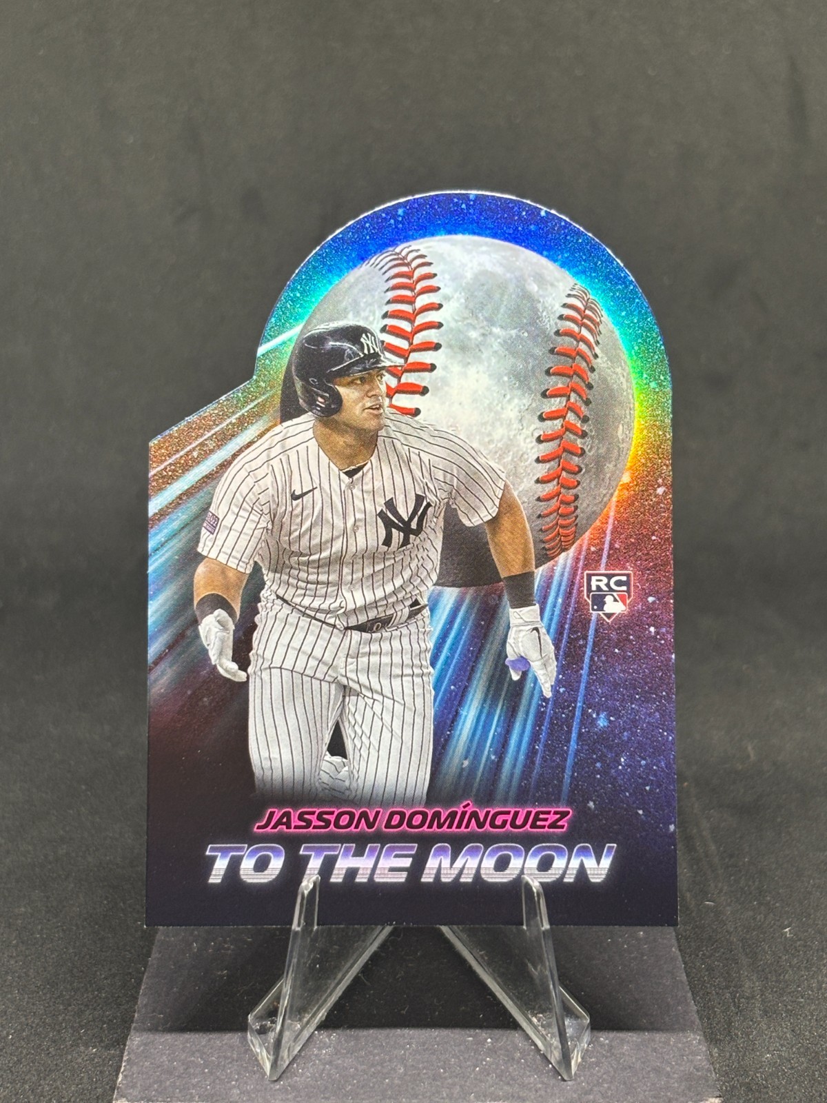 Jasson Dominguez 2024 Topps Big League To the Moon Die-Cut #TM-33 Yankees Rookie