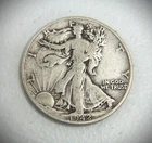 1942-P Liberty Walking Silver Half-Dollar, VERY FINE CONDITION # 1152