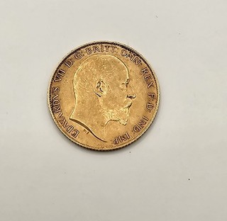 1908 Great Britain Gold Half Sovereign – King Edward VII – 22ct Gold – 4.00g