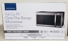 Insignia™ - 1.6 Cu. Ft. Over-the-Range Microwave - Stainless Steel
