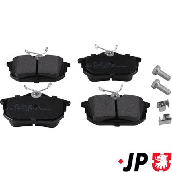 Bremsbelagsatz Scheibenbremse JP JP Group 6163700110 FüR Mitsubishi Smart Proton-image
