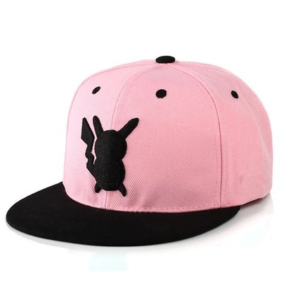 Pokemon Pikachu Cosplay Baseball Cap Adjustable Cartoon Sun Protection Hat Unise