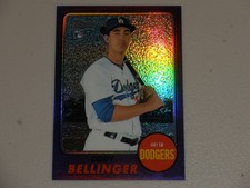 2017 Topps Heritage Chrome Hot Box Purple Refractor 678 Cody Bellinger Rookie RC