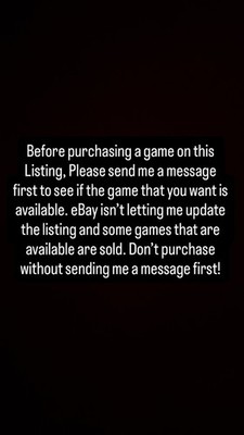 Choose your own PS3 Game, Playstation 3 SEND MESSAGE FIRST BEFORE BUYING
