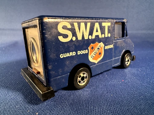 Vintage Hot Wheels 1976 SWAT Guard Van Blackwall Scene Machines Viewfinder