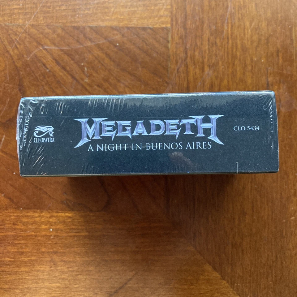 NEW Megadeth A Night In Buenos Aires BLUE Double Cassette LIVE limited Metal - Image 3 of 3
